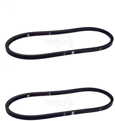 2 Pack Wheel Drive Belt "Double Belt" 45-13/32"Length Bunton