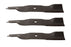 3 PK Genuine Gravely Ariens 02961600 Hi-Lift Blade Zoom 1842 XL ZTXL 2042 42