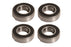 4 PK Genuine Gravely Ariens 05400722 Ball Bearing 1.00" x 2.00" x .563" OEM