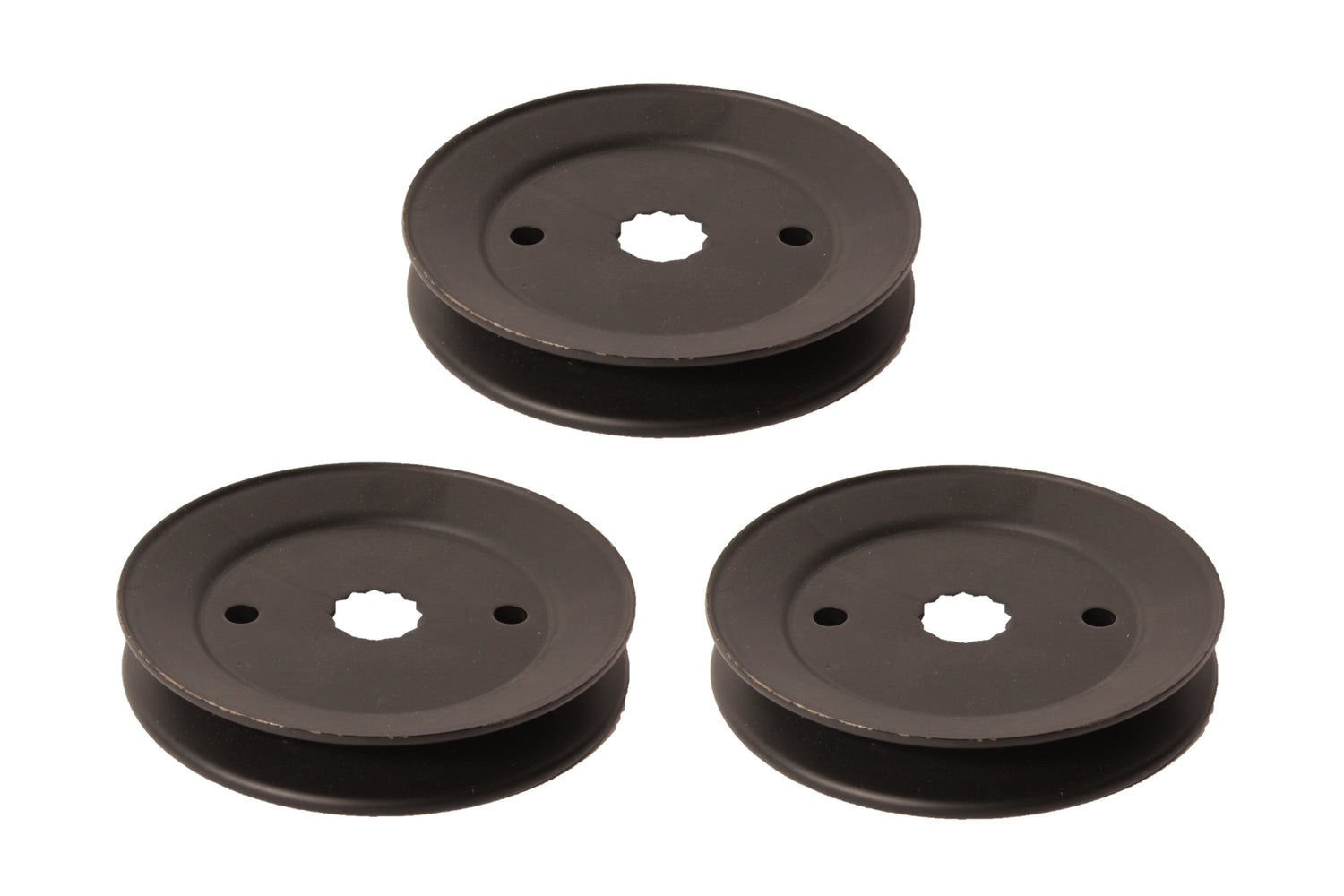 3 PK Genuine Ariens 07351600 Deck Spindle Pulley 918002 4" OD x 0.625" Spline ID