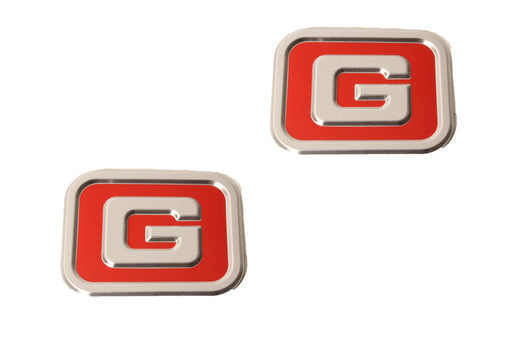 2 PK Genuine Gravely 07800534 Gravely Brand G Stick-On Decal Sticker OEM