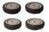 Genuine Toro 107-3708 & 107-3709 Front & Rear Wheel Set Super Recycler OEM