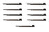 9 PK Genuine Toro 133-2134 18" Hi Flow Blade 52" Titan Z-Master 2000 Series