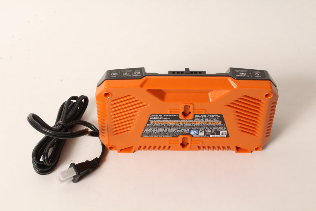 Ridgid 140320010 Single Port Li-Ion Ni-CD 18V Slide On Battery Charger R840095