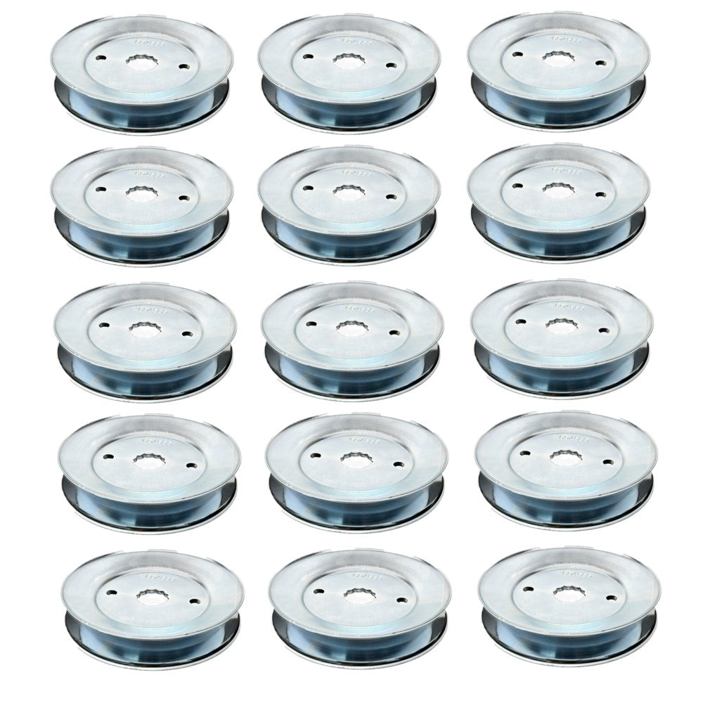 15 Pack Spindle Pulley Fits Hustler 604665 Fastrak RD SDX Flipup Raptor SD SDX 48" Cut
