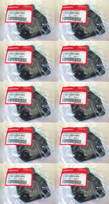 10 Pack Genuine Honda 17211-Z0H-800 Air Cleaner Element Fits GX25 FG110 OEM