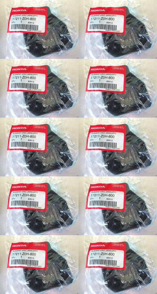 10 Pack Genuine Honda 17211-Z0H-800 Air Cleaner Element Fits GX25 FG110 OEM