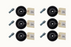 6 PK Genuine DR Generac 311011 & 313011 Mow Ball & Bolt Kit OEM