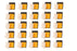 25 PK Air Filter Set Fits Husqvarna 574362302 574362301 525470601 K760 K770