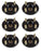 6 PK Genuine Scag 46928 Wheel Hub SWM SWZ SWZU Pro-V V-Ride OEM