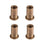 4 PK Genuine Scag 48100-15 Oilite Bronze Bushing .376" ID OEM