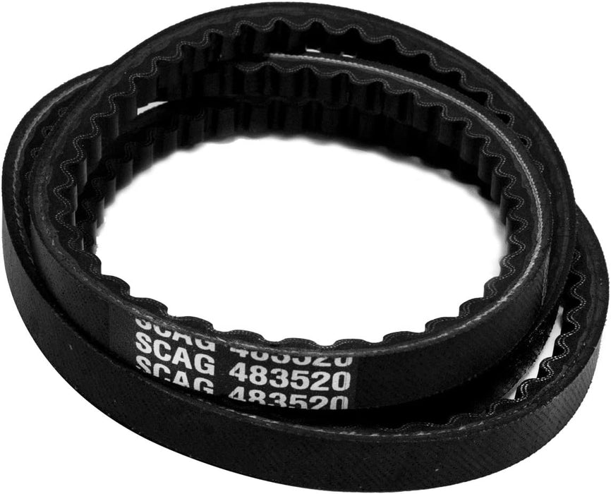 Genuine Scag 483520 Cogged Pump Drive Belt V-Ride II Pro-V Stand-On OEM