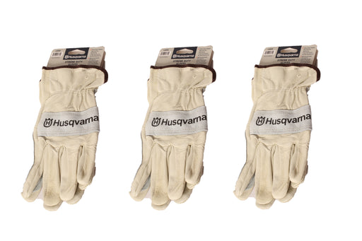 3 PK Genuine Husqvarna 531300274 Large Xtreme Duty Work Gloves