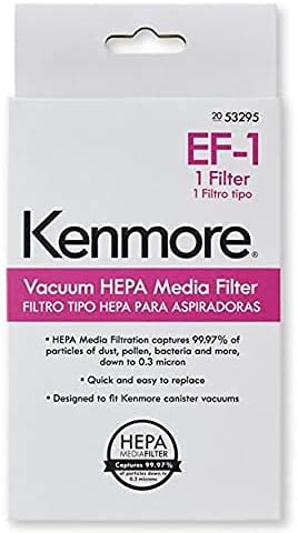 Genuine Kenmore 53295 Vacuum HEPA Exhaust Filter EF-1 86889 MC-V199H