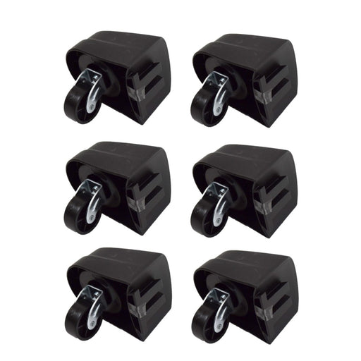 6 PK Cleva 551006109 Shop Vacuum Caster and Foot Fits Craftsman Vacmaster