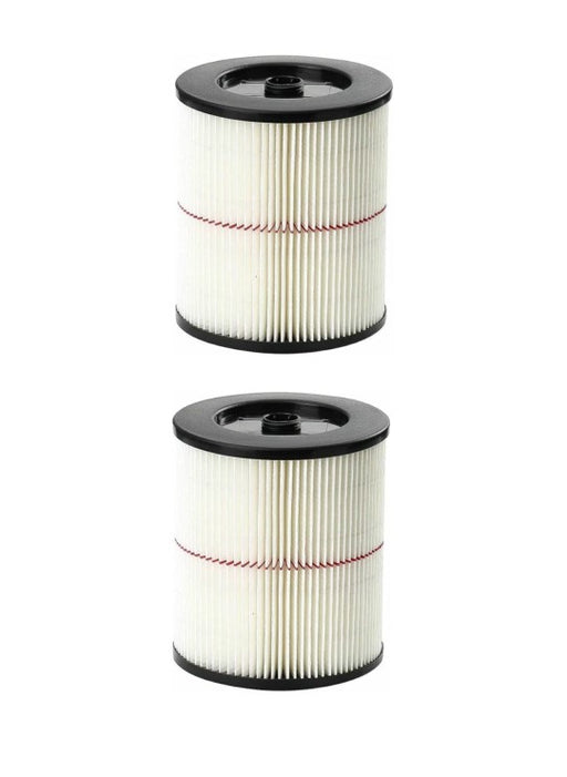 2 PK Genuine Craftsman 551006114 Shop Vac Red Stripe Cartridge Filter