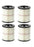 4 PK Genuine Craftsman 551006114 Shop Vac Red Stripe Cartridge Filter