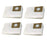4 PK Genuine Vacmaster 551009112 Shop Vac Dust Bag VF408 VF410P For Cratfsman