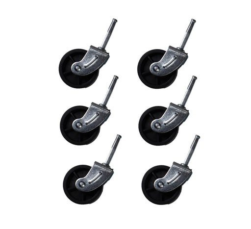 6 PK Genuine Cleva 551016110 Vacuum Caster VQ810SIWDSC For Craftsman 12517608