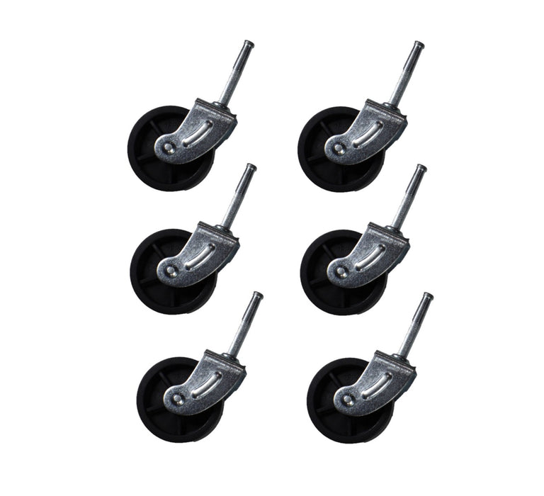 6 PK Genuine Cleva 551016110 Vacuum Caster VQ810SIWDSC For Craftsman 12517608