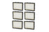 6 PK Genuine Kenmore 561055118 Vacuum HEPA Media Exhaust Filter