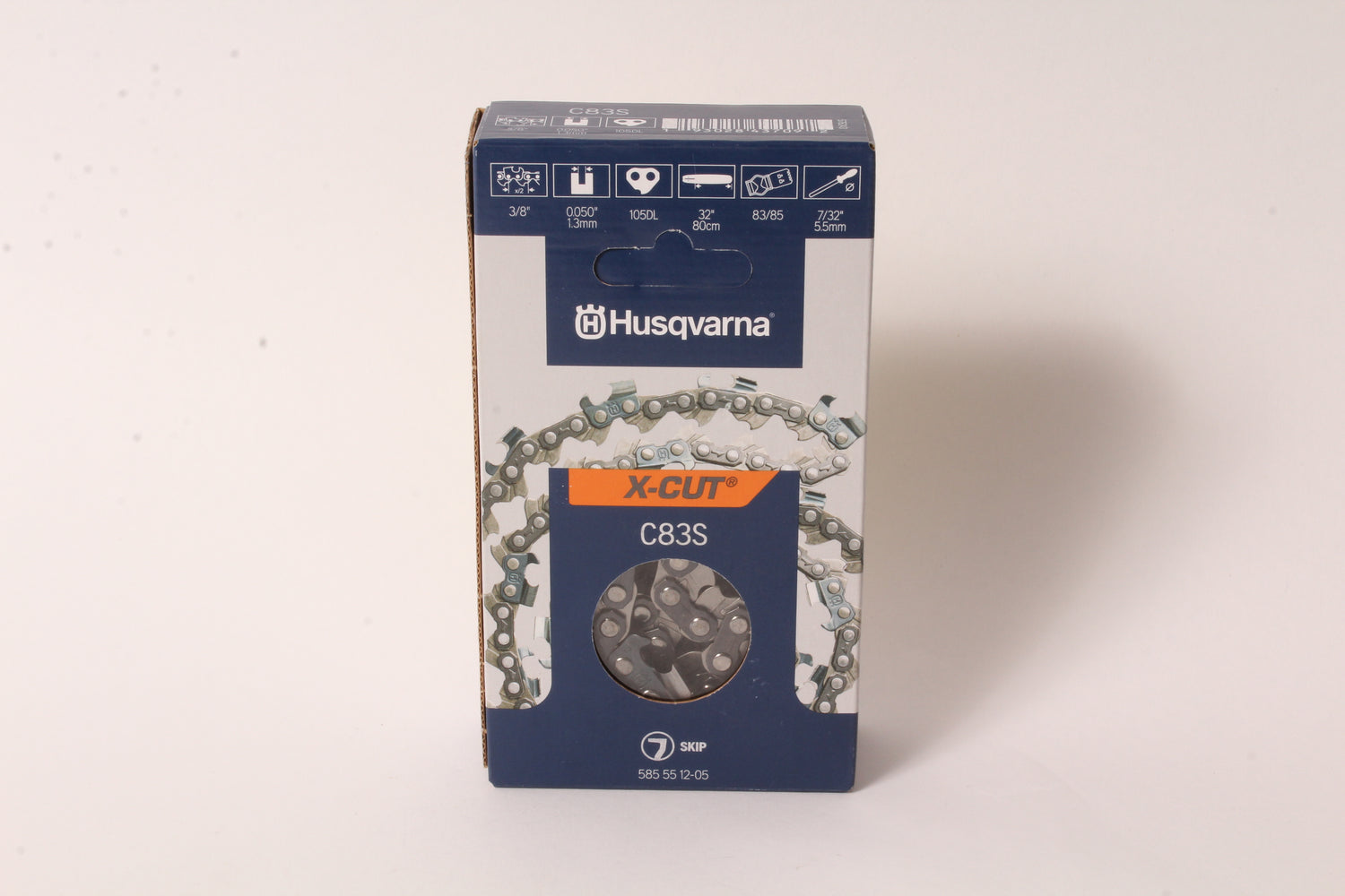 Genuine Husqvarna 585551205 32" 3/8" .050" 105 DL C83S Chainsaw Chain Loop