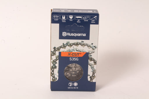 Genuine Husqvarna 585639678 20" .325" .058" 78 DL Chainsaw Chain Loop S35G X-Cut