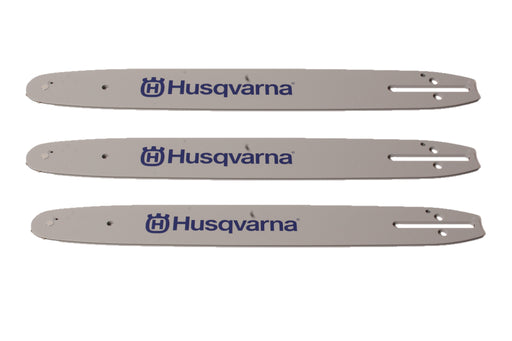 3 PK Genuine Husqvarna 591156301 14" Chainsaw Guide Bar Fits 120i