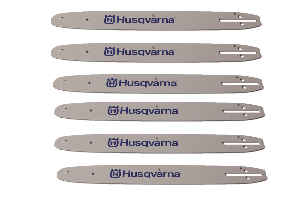 6 PK Genuine Husqvarna 591156301 14" Chainsaw Guide Bar Fits 120i