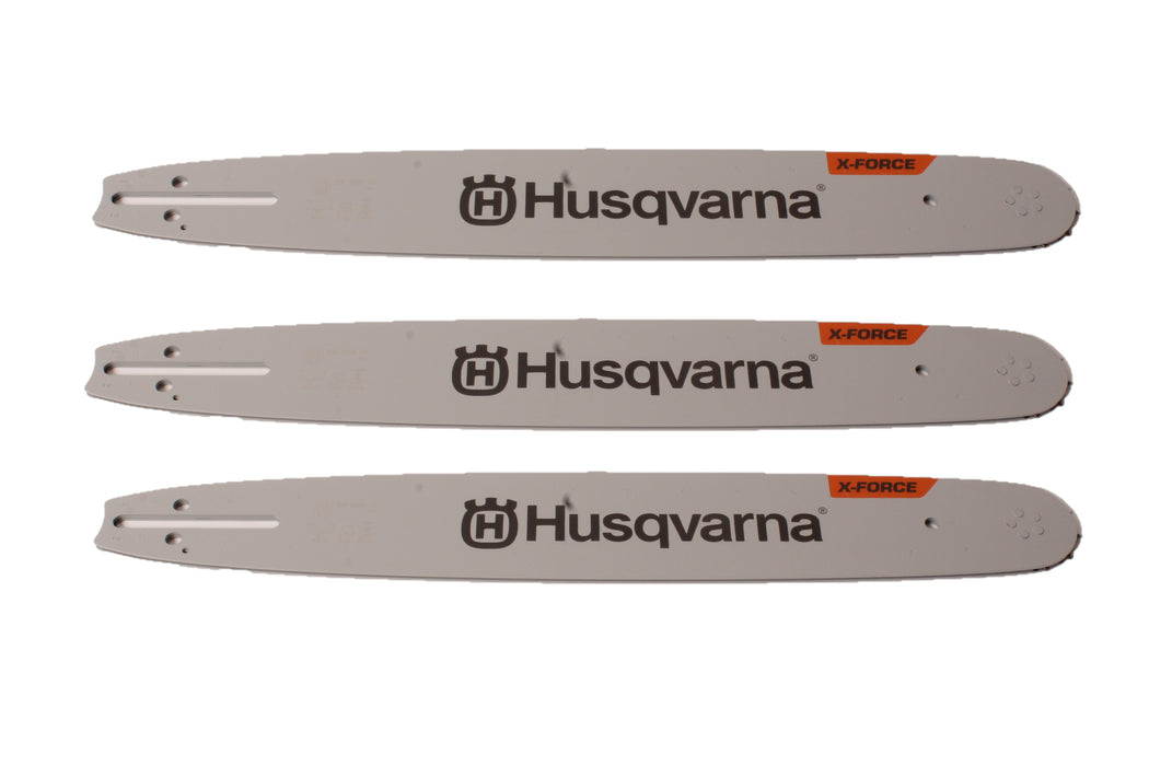 3 PK Genuine Husqvarna 596199866 16" .325" .058" 66DL XF SM Chainsaw Guide Bar