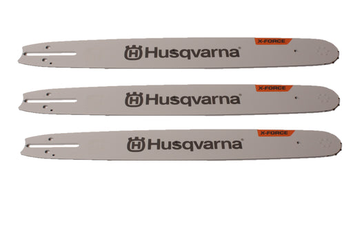 3 PK Genuine Husqvarna 596547268 18" 3/8" .058" 60 DL LM XF Chainsaw Bar