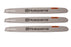 3 PK Genuine Husqvarna 596547268 18" 3/8" .058" 60 DL LM XF Chainsaw Bar
