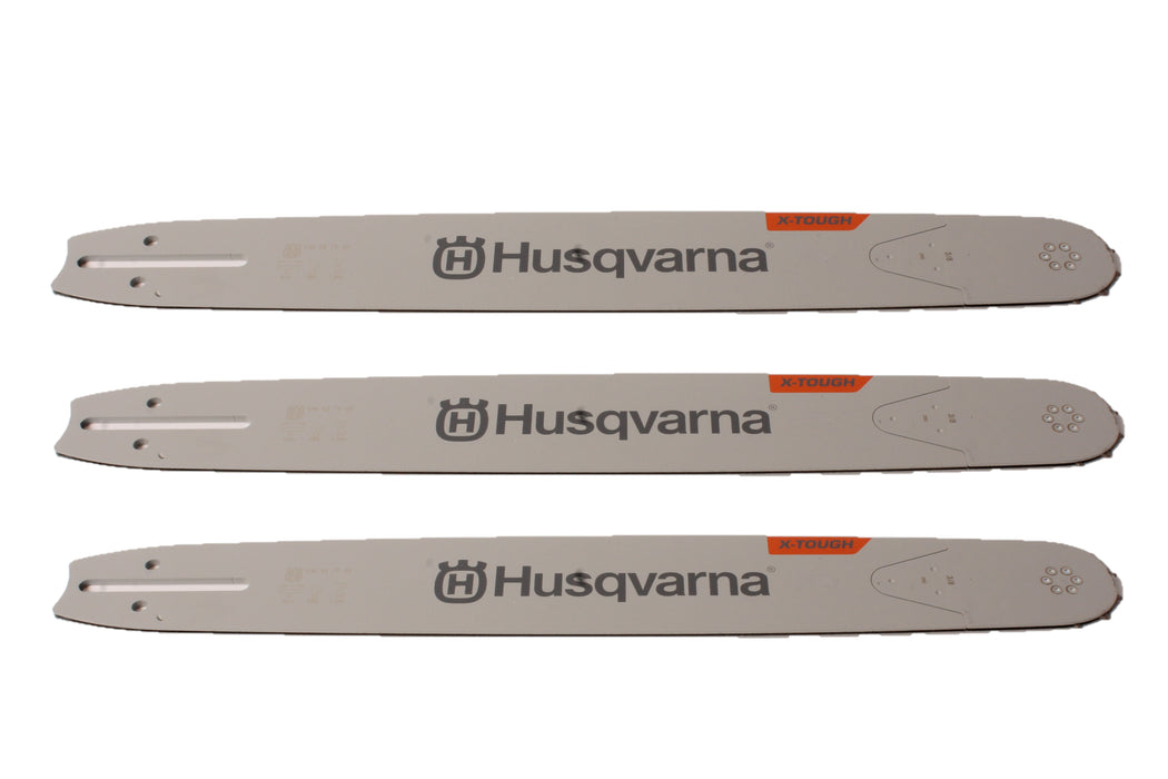 3 PK Genuine Husqvarna 596687468 18" 3/8" .050" 68 DL XT Chainsaw Bar HT380-68