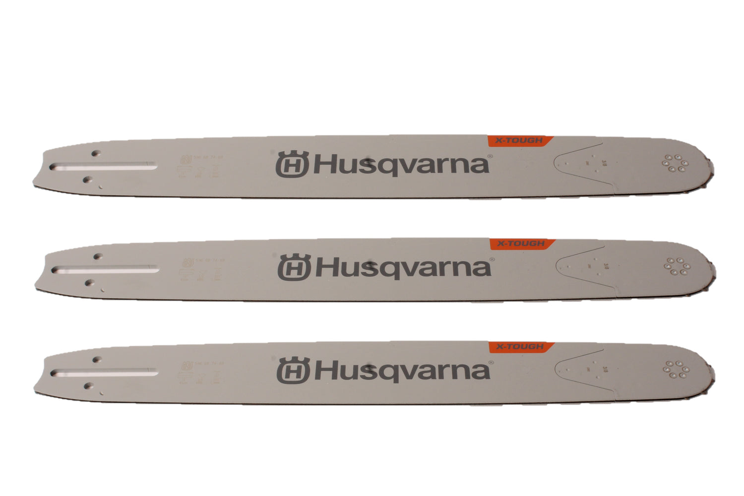 3 PK Genuine Husqvarna 596687468 18" 3/8" .050" 68 DL XT Chainsaw Bar HT380-68