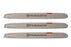 3 PK Genuine Husqvarna 596687468 18" 3/8" .050" 68 DL XT Chainsaw Bar HT380-68
