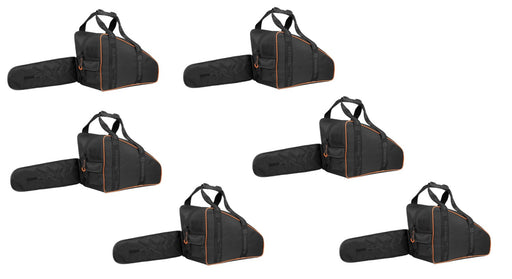 6 PK Genuine Husqvarna 597418302 Xplorer Chainsaw Carry Bag Black/Orange