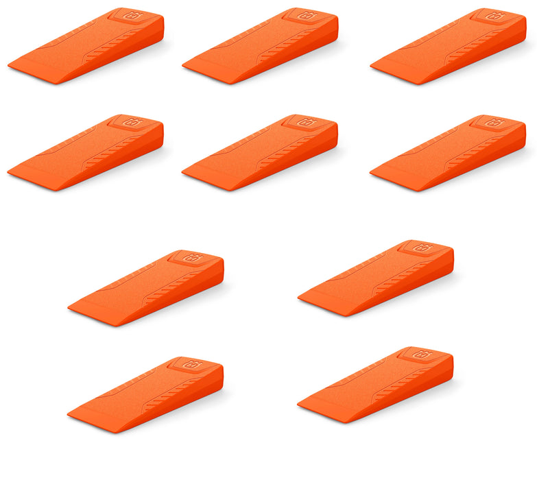 10 Pk Husqvarna 598035901 5.5" Hi-Impact Heavy Duty Plastic Felling Wedge