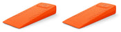2 Pk Husqvarna 598035901 5.5" Hi-Impact Heavy Duty Plastic Felling Wedge w Tab