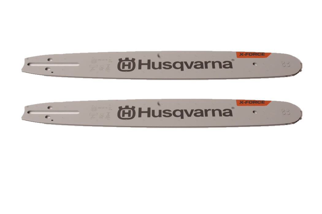 2 PK Genuine Husqvarna 599583952 14" 3/8" MINI .050" SM Chainsaw Bar T540XP II