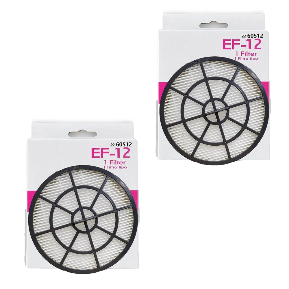 2 PK Cleva 60512 Vacuum HEPA PTFE Exhaust Filter EF-12 Replaces KC38KEDCZV06