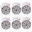 6 PK Cleva 60512 Vacuum HEPA PTFE Exhaust Filter EF-12 Replaces KC38KEDCZV06