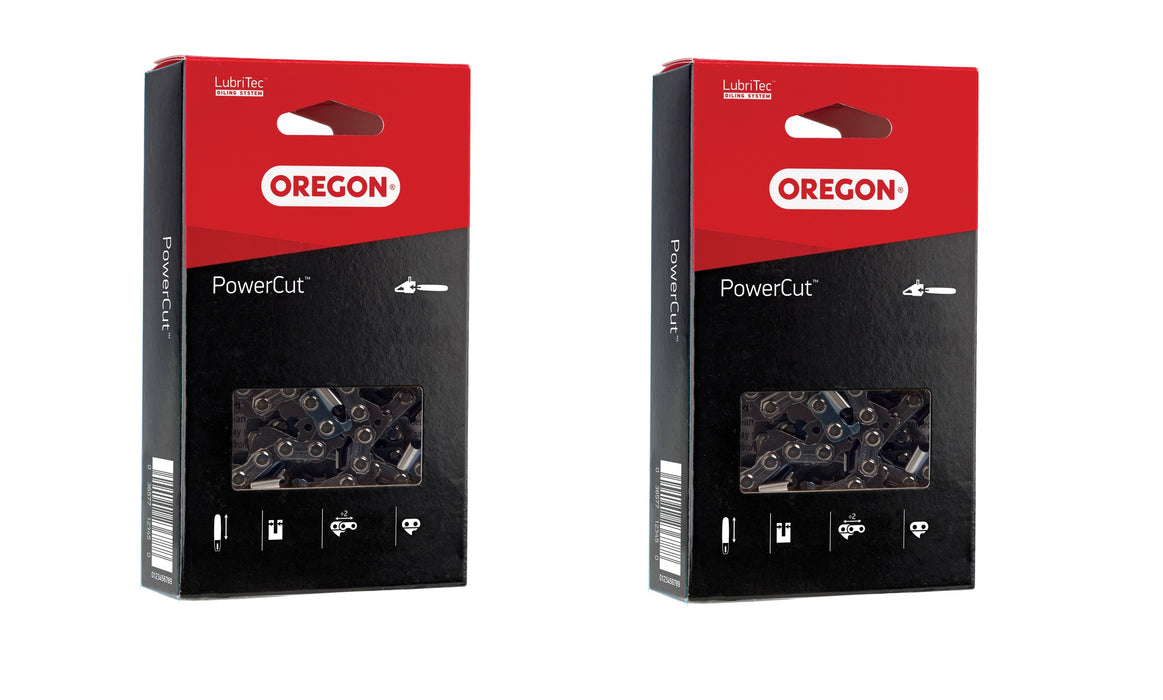 2 Pack Oregon 72EXJ091G PowerCut™ Saw Chain 28"