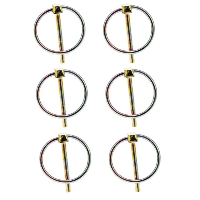6 PK Genuine Exmark 92-1298 Lynch Pin Lazer Z Vantage Turf Tracer S X OEM