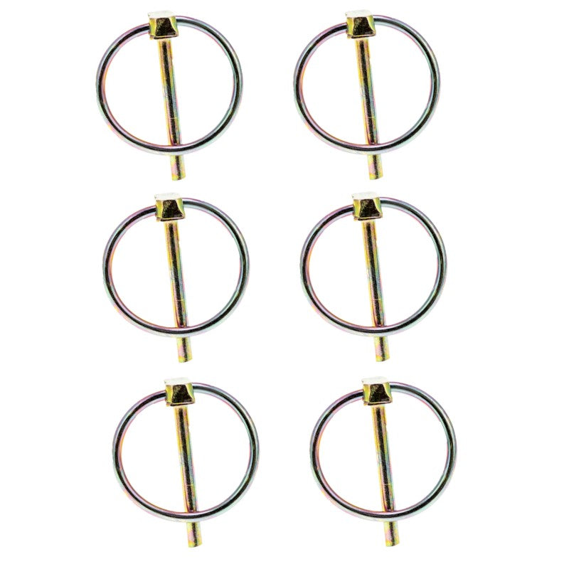 6 PK Genuine Exmark 92-1298 Lynch Pin Lazer Z Vantage Turf Tracer S X OEM