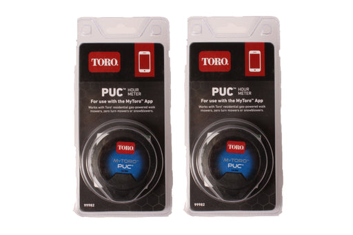 2 PK Genuine Toro 99982 PUC Hourmeter Wireless Portable Usage Calculator