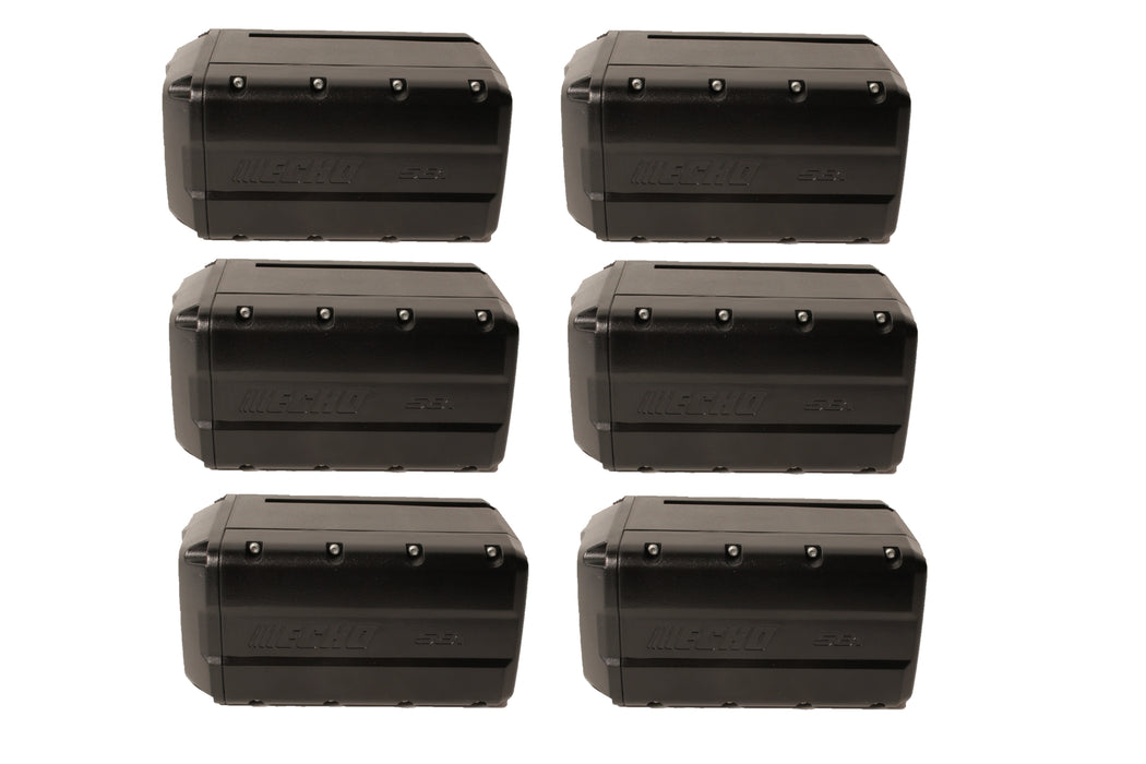 6 PK Genuine Echo CBP-58V2AH 58V 2.0 Ah Lithium Ion Battery with Fuel Gauge