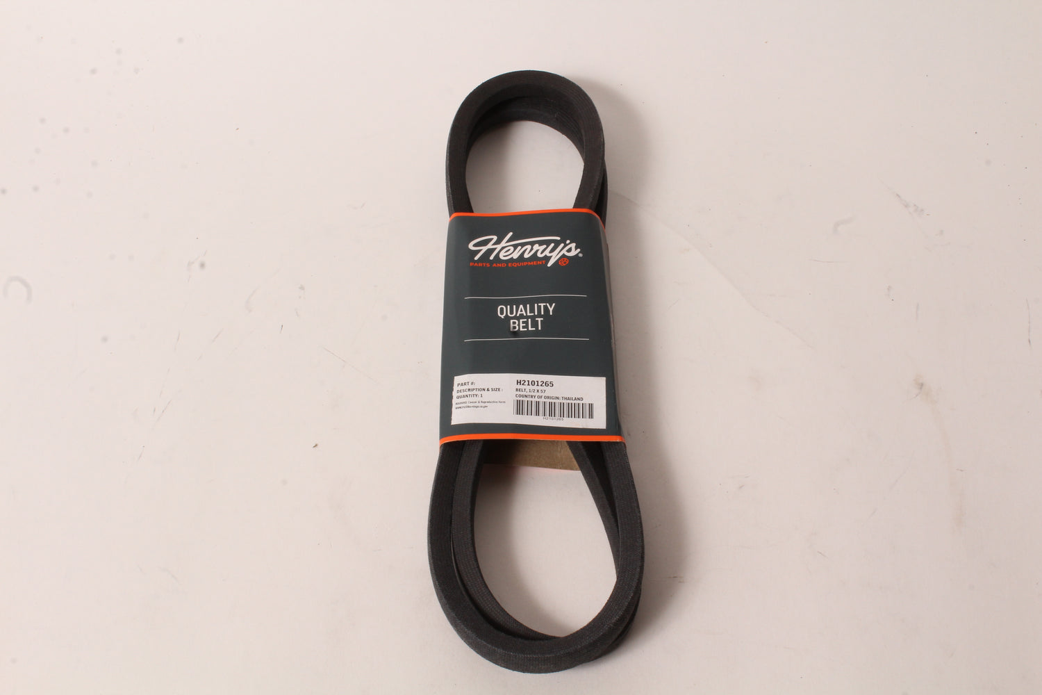 Henry's Universal Wrapped V-Belt 1/2" x 57" H2101265 A55 AK55 AP55 6857 4L570