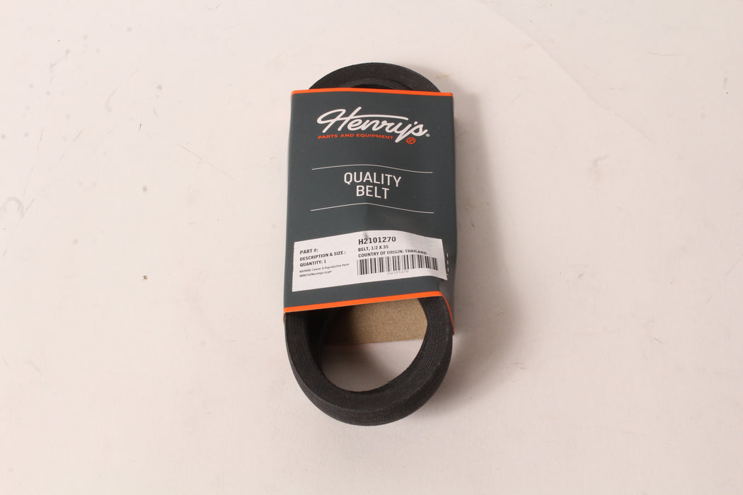 Henry's Universal Wrapped V-Belt 1/2" x 35" H2101270 A33 AK33 AP33 6835 4L350