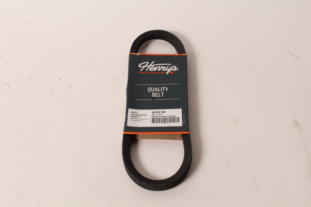 Henry's Universal Wrapped V-Belt 1/2" x 22" H2101748 AP20 2220 6822 A20 4L220