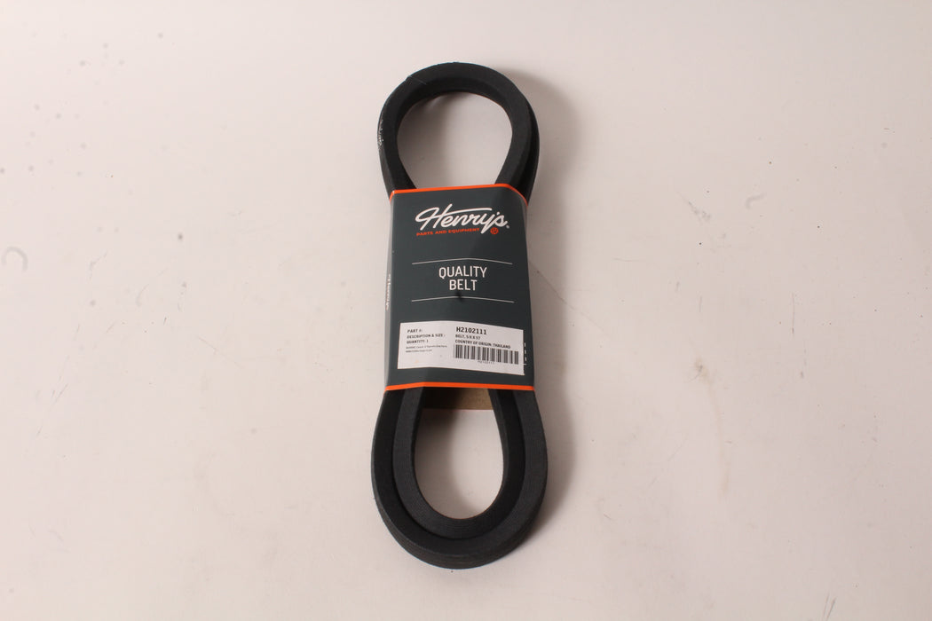 Henry's Universal Wrapped V-Belt 5/8" x 57" H2102111 BP54 6957 3570 B54 BK54